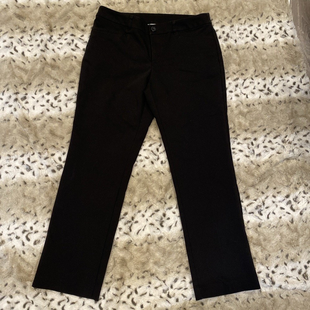 Christopher & Bank  Pants Womens Size 12P‎ Black Cropped (32x28)